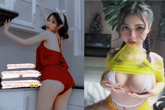 Uma pornografia de Nhien está confiante no Bright Red Hole Show