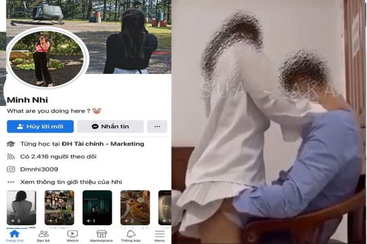Clipe quente de Minh NHI estudantes de finanças e amantes
