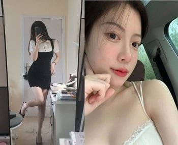 A adorável garota mostra a bela rodada perfeita