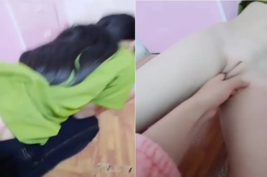 A garota gostosa gritou no pau