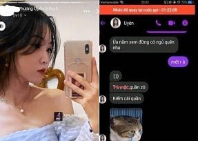 Phuong Uyen revelou um clipe de bate -papo sexual com o namorado na internet