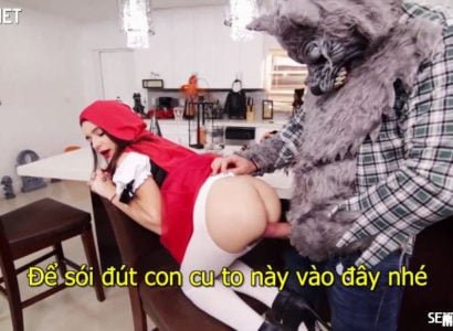 Lobos e seus lenços vermelhos tornam o amor juntos muito emocionantes
