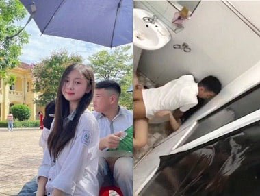 Clipe quente de Tran Ha Anh, um estudante da Nguyen Van Tang High School